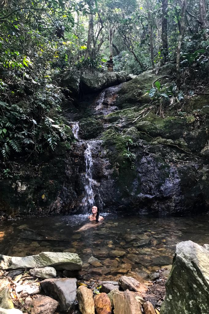 Cachoeira Praia Vermelha Penha SC Trilha